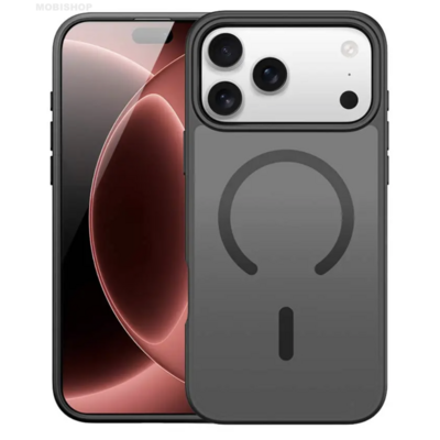 Coque de Protection Yind Dux Ducis Apple iPhone 18 Pro MagSafe Noir Saint-Etienne