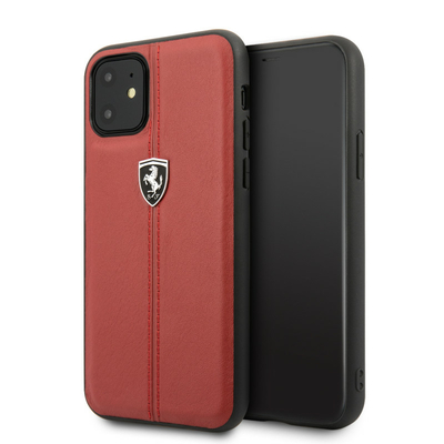 coque-en-cuir-rouge-effet-grainee-compatible-saint-etienne-apple-iphone-11-ferrari