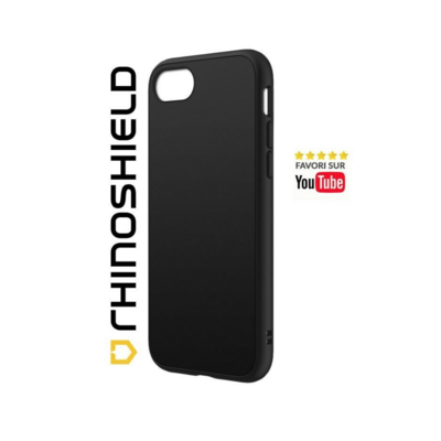 Coque Rhinoshield SolidSuit Classic noir iPhone 7 8 SE 2020 saint-etienne