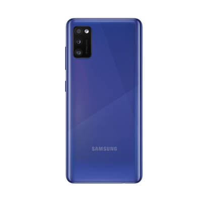 Remplacement vitre arrière Samsung Galaxy A41 A415F bleu saint-etienne mobishop