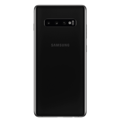 Remplacement vitre arrière Samsung Galaxy S10+ G975F noir mobishop st-etienne montrond les bains