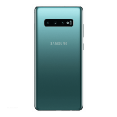 Remplacement vitre arrière Samsung Galaxy S10+ G975F verte lyon st-etienne roanne