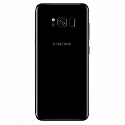 Remplacement vitre arrière Samsung Galaxy S8 G950F noir lyon st-etienne mobishop