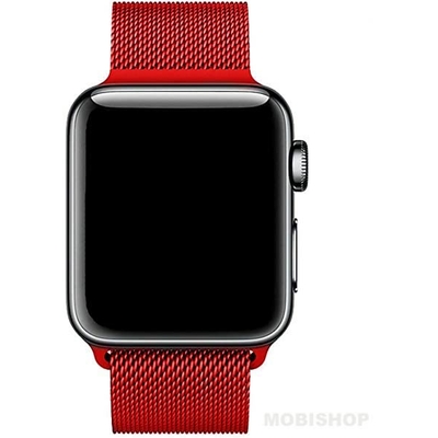 bracelet-apple-watch-maille-milanaise-red-rouge-saint-etienne-watch._AC_SX425_