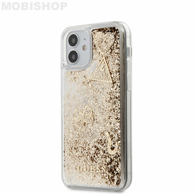 coque-pu-avec-paillettes-flottantes-dorees-pour-apple-iphone-12-54-guess-apple-saint-etienne