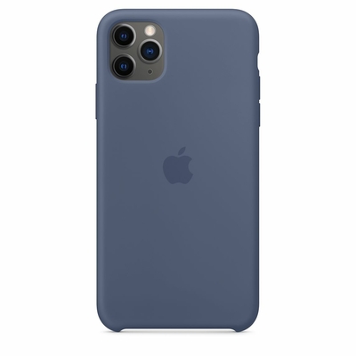 Coque en silicone pour iPhone 11 Pro Max - Bleu d’Alaska-saint-etienne