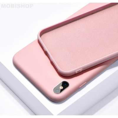 Coque silicone iPhone 7 8 SE 2020 rose saint-etienne