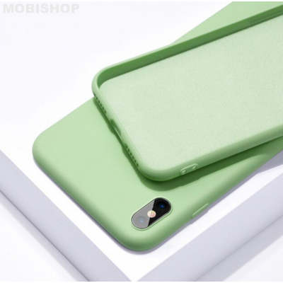 Coque silicone iPhone 8 SE 7 vert saint-etienne mobishop