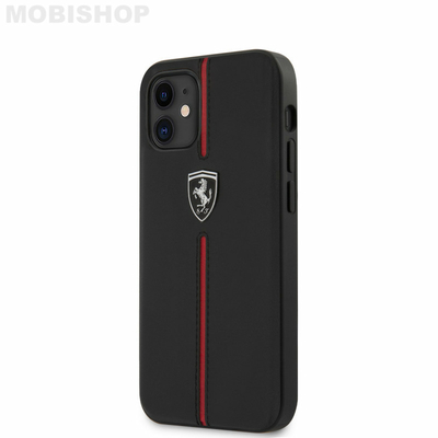 coque-cuir-noir-et-ligne-rouge-avec-logo-argente-ferrari-pour-apple-iphone-12-54-ferrari-saint-etienne