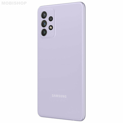 Remplacement vitre arrière Samsung Galaxy A72 violet A725F A726B saint-etienne mobishop