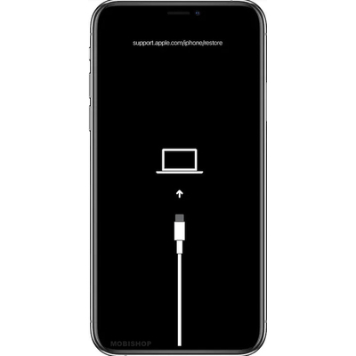 apple-iphone-bloqué-logo-itunes-pc-ordinateur-logiciel-mobishop-saint-etienne-iphone-15-pro-max