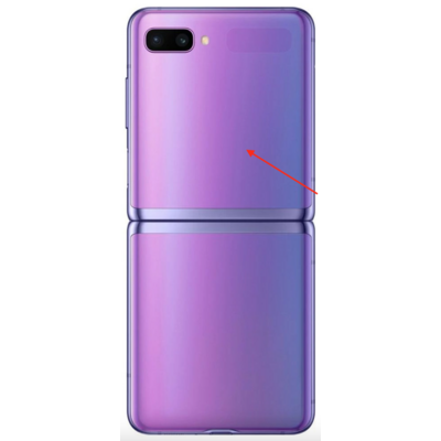 reparation-vitre-arriere-samsung-galaxy-z-plip-F700F-saint-etienne-smartphone-atelier-mobishop-42000-violet