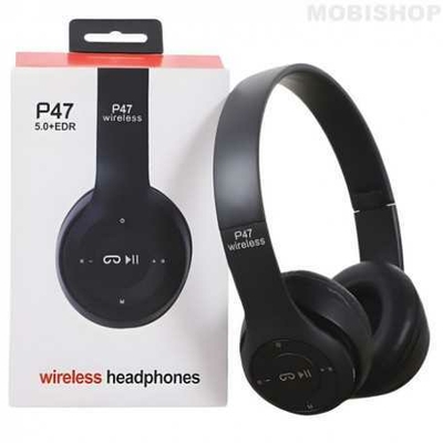 casque-stereo-bluetooth-p47-noir-saint-etienne-mobishop-smartphone