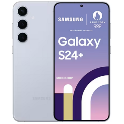 reparation-samsung-galaxy-S24+-S24-plus-ecran-lcd-vitre-dalle-cassé-reparateur-saint-etienne-bleu