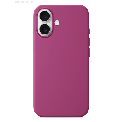Coque silicone fuchsia FAIRPLAY PAVONE iPhone 16-saint-etienne-mobishop
