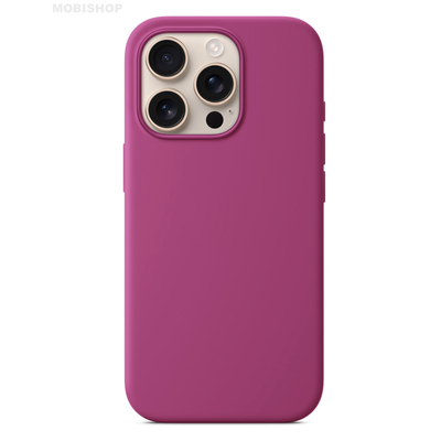 Coque silicone fuchsia FAIRPLAY PAVONE iPhone 16 Pro-saint-etienne-mobishop