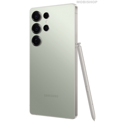 Remplacement vitre arrière Samsung Galaxy S25 Ultra vert titane saint-etienne