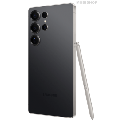 Remplacement vitre arrière Samsung Galaxy S25 Ultra noir titane Saint-Etienne Mobishop