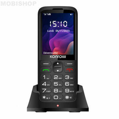 konrow-senior-280-next-4g-ecran-28-double-sim-avec-station-de-charge-noir-saint-etienne
