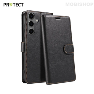 Coque rabat Galaxy S25 Plus noir Saint-Etienne