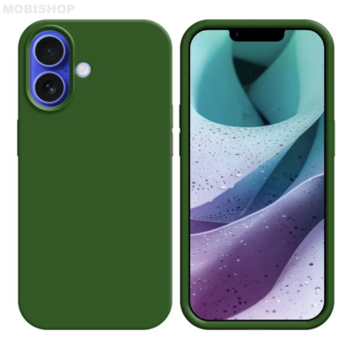 coque-silicone-apple-iphone-17-saint-etienne-boutique-mobishop-vert-foncé-kaki