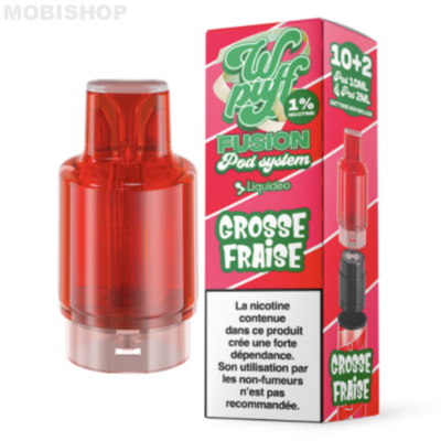 Cartouche Fusion Pod System 20mg - Liquideo - Grosse Fraise Saint-Etienne