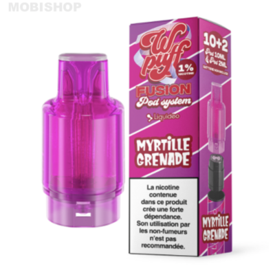 Cartouche Fusion Pod System 20mg - Liquideo - Myrtille Grenade Saint-Etienne