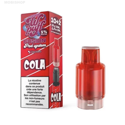 Cartouche Fusion Pod System 20mg - Liquideo - Cola Saint-Etienne