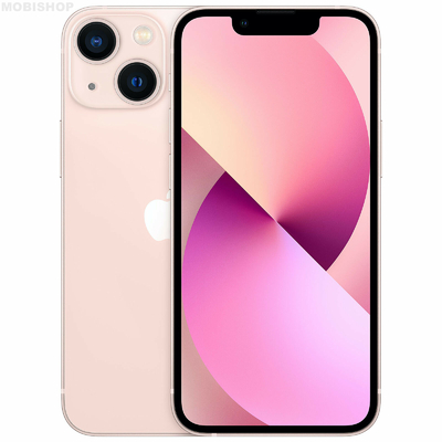 apple-iphone-13-mini-rose-256GB-reconditionné-saint-etienne-mobishop
