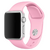 Bracelet en silicone rose pour Apple Watch 42/44mm