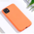 Coque silicone iPhone 11 orange saint-etienne