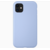 Coque silicone iPhone 11 bleu lila turquoise