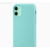 Coque silicone iPhone 11 pro vert jade-saint-etienne