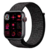 Bracelet nylon noir et blanc pour Apple Watch 38:40mm saint-etienne