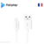 FAIRPLAY Câble Lightning 1m (Blanc)-saint-etienne-chargeur-mobishop