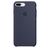 Coque en silicone pour iPhone 8 Plus  7 Plus - Bleu nuit saint-etienne apple  mobishop