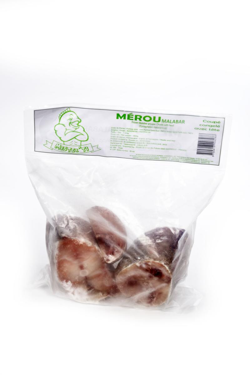 Mérou coupé surgelée - 800g