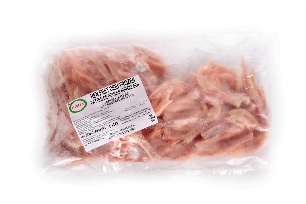 Pattes de poules halal surgelées - Pluvera