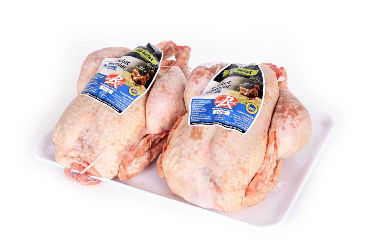 Poulet fermier label rouge - Id halal