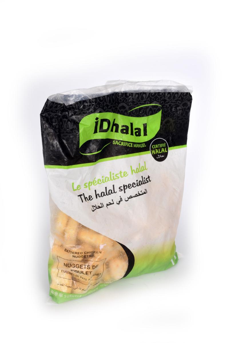 Nuggets de poulet surgelés halal