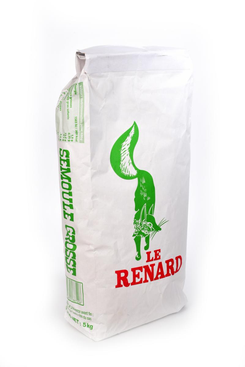 Semoule grosse - Le renard 5kg