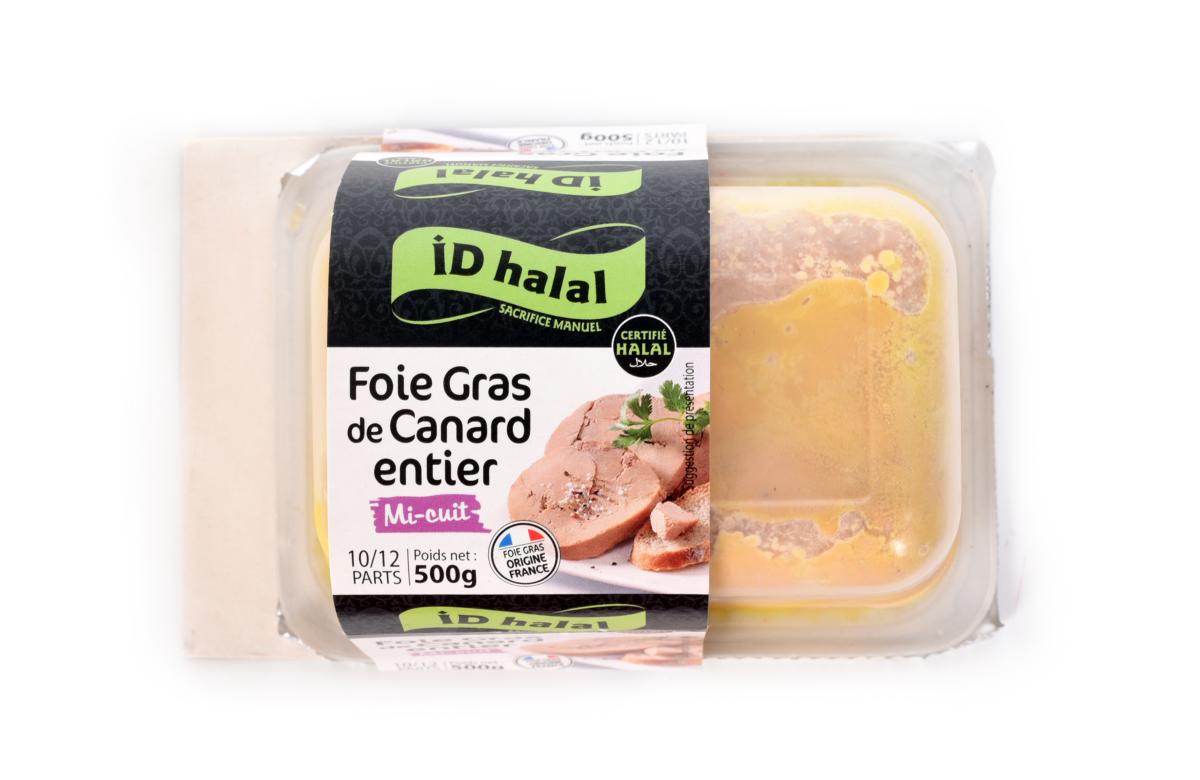 Foie gras de canard entier mi-cuit - Id halal