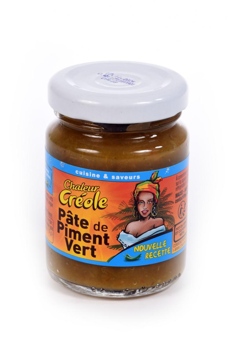 Pâte de piment vert - Chaleur créole