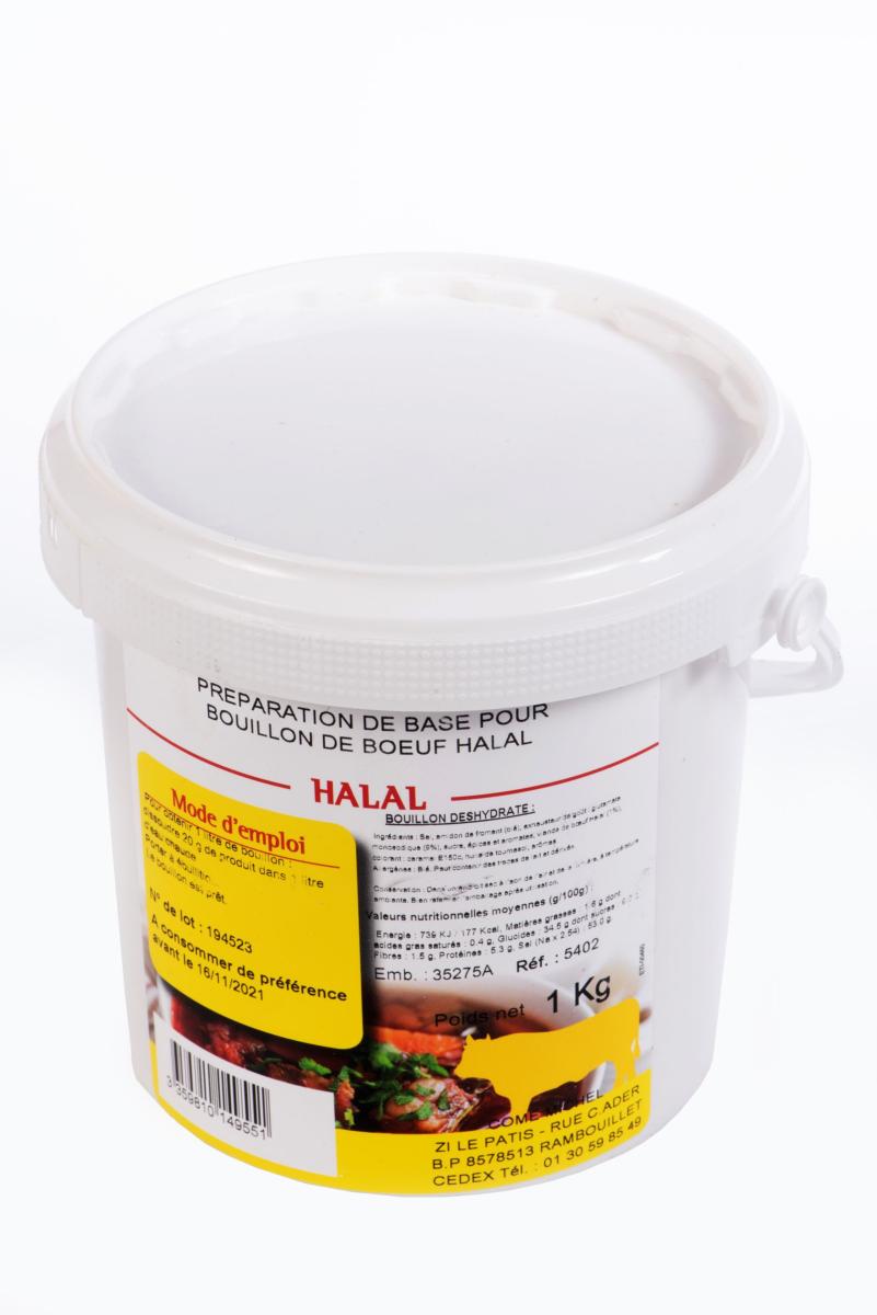 Bouillon de Bœuf  Halal
