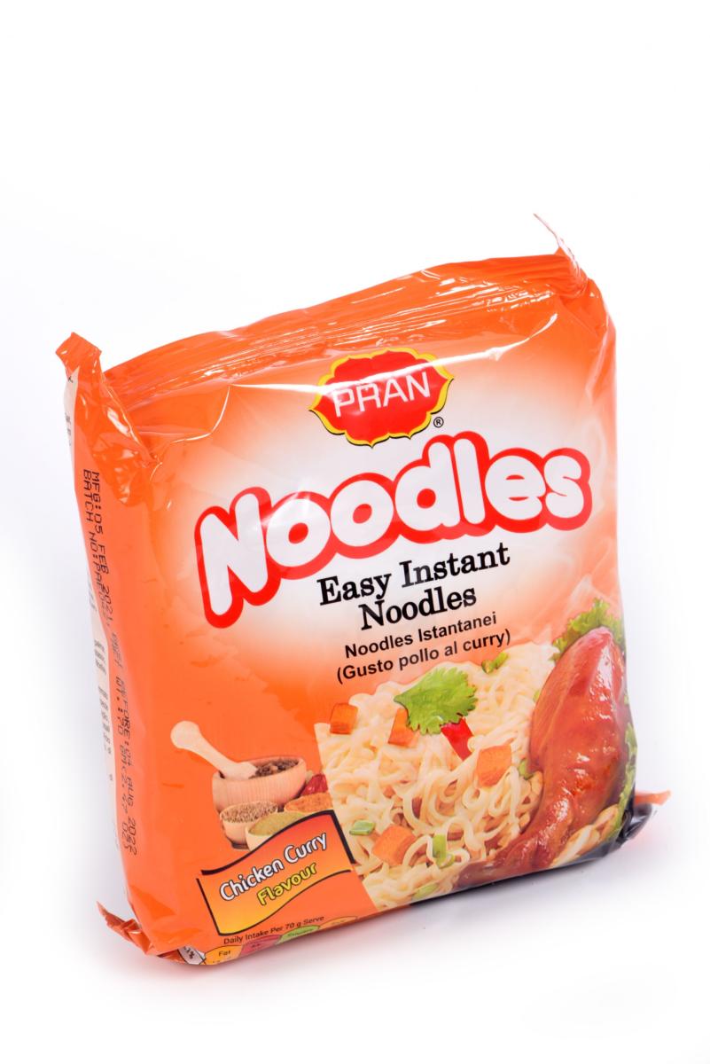 Noodles au poulet curry halal