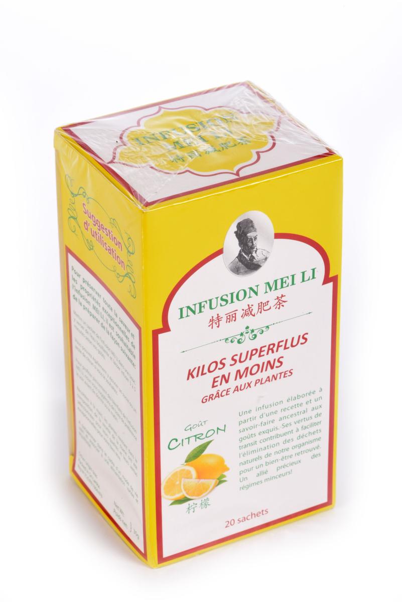 Thé kilos superflus en moins - Mei li