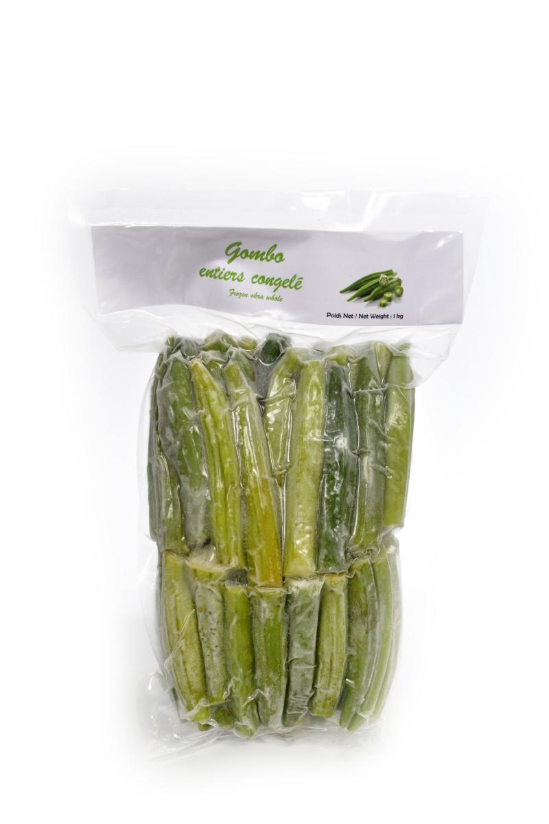 Gombo entiers congelé - Frozen whole okra