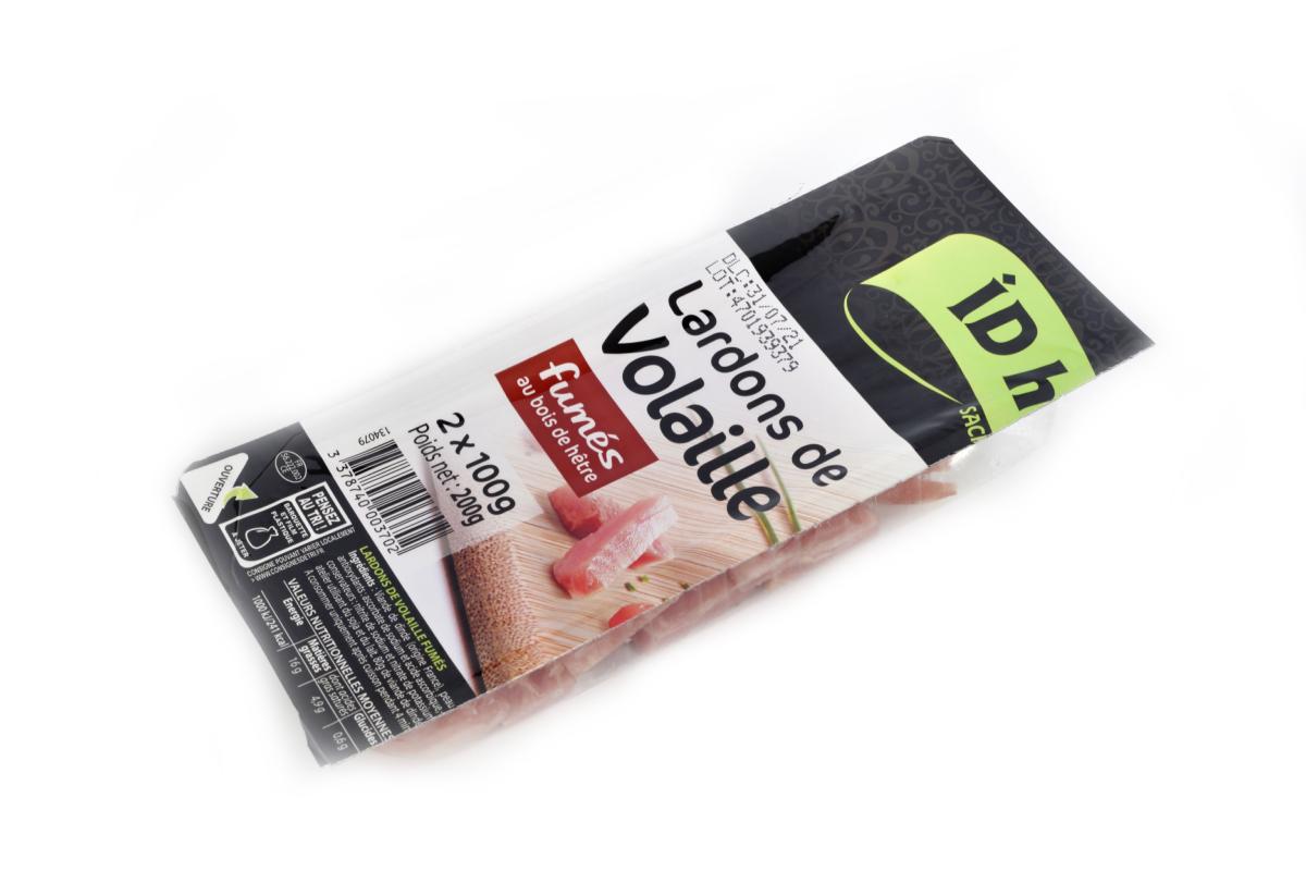 Lardon de volaille fumés halal - 100g