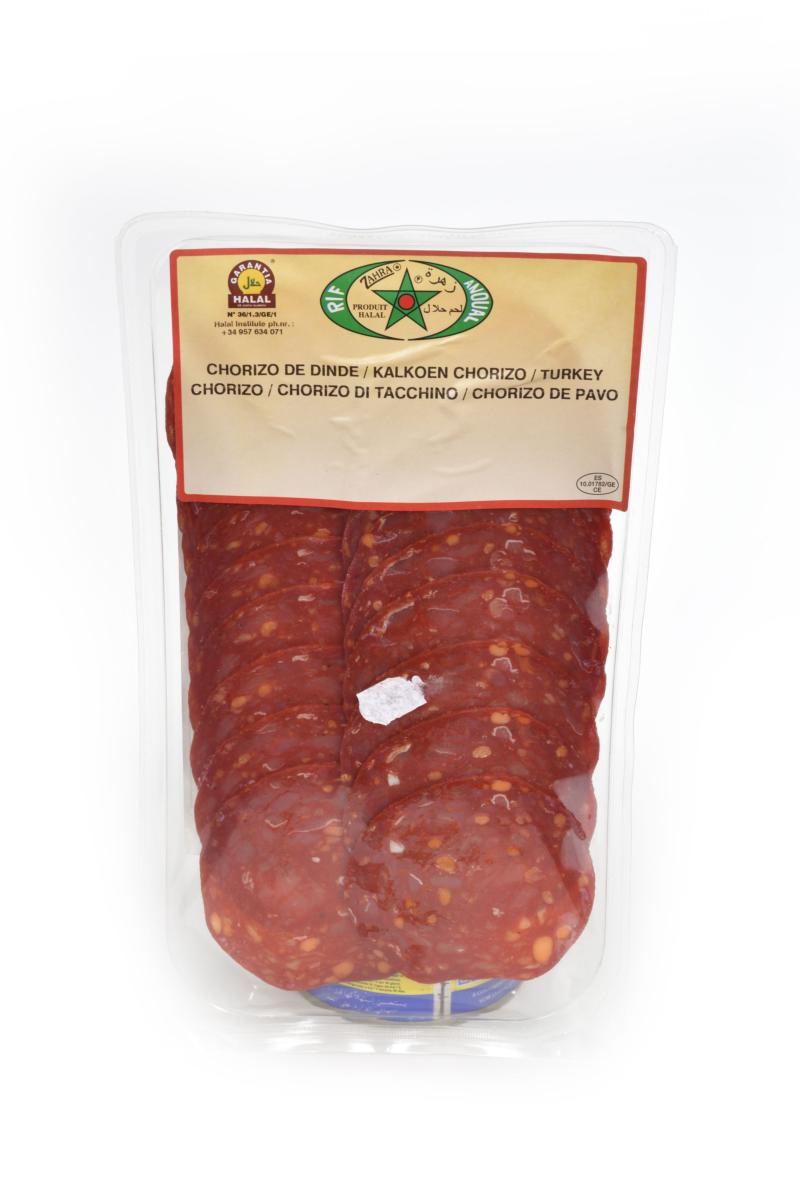 Chorizo de dinde en tranche