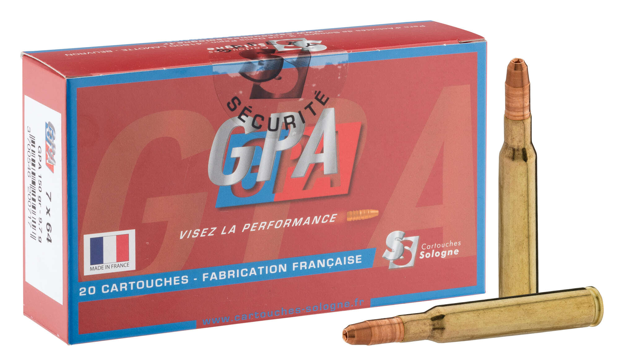 Sologne 7x64 GPA 150 gr / 9,7 g